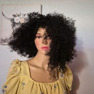 Curly Black Hair Wig
